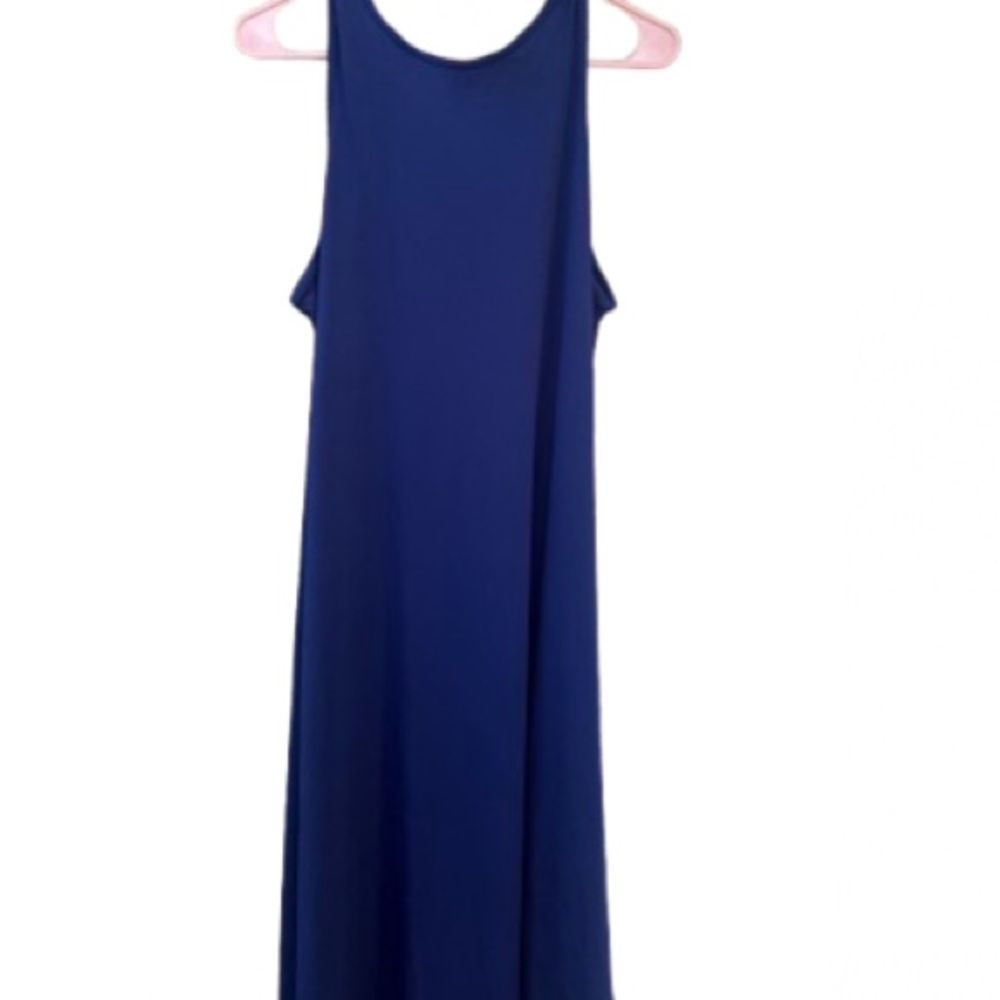 NWT west loop Blue Sleeveless Maxi Dress - Picture 2 of 2